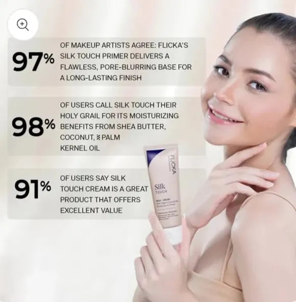 Silk Touch - Flicka Cream - Silk Touch 3-in-1 Makeup Primer and Face Moisturizer 60g
