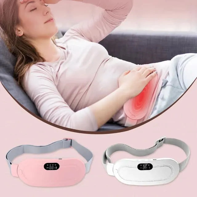 USB Rechargeable Heating Belt for Period Pain Relief Electric Waist & Stomach Heating Pad Menstrual Cramps Pain Relief Belt for Girls & Women in Cramps Pain Relief Belt