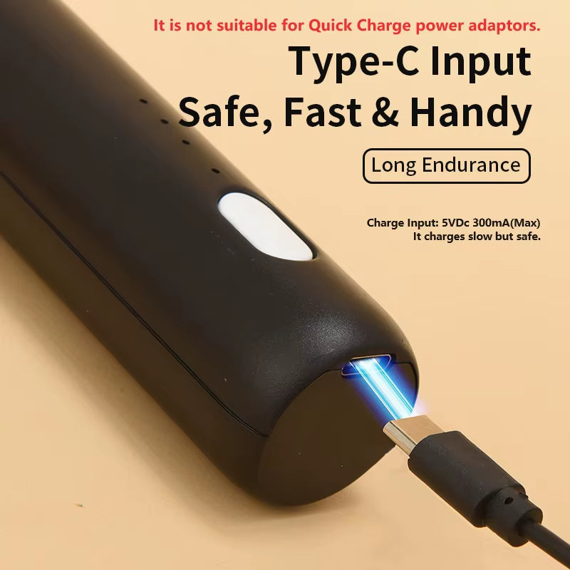 Electric Milk Frother 2 In 1 Rechargeable Blender Stainless Steel 3 Speeds Coffee Mixer Egg Beater Handheld Foam Maker Tools