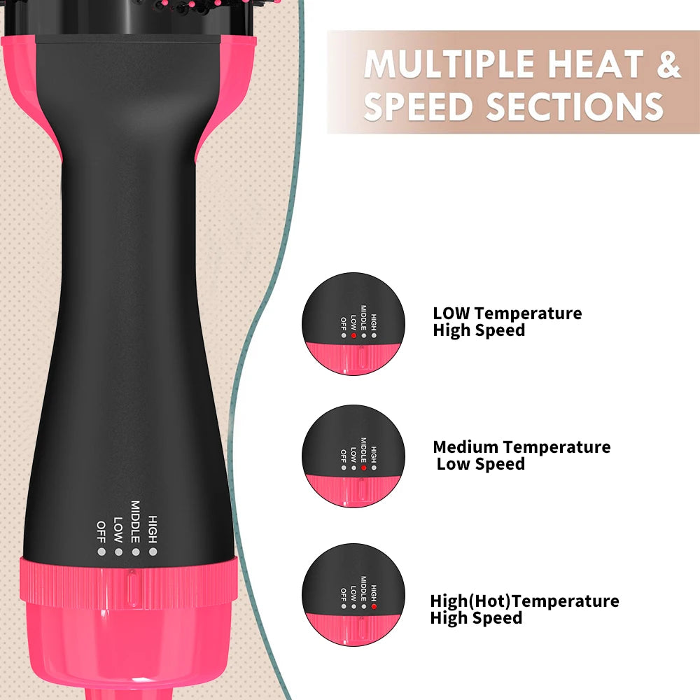 One Step 3 in 1 Hair Dryer & Styler Hair Dryer Brush Hot Air Brush Hair Volumizer